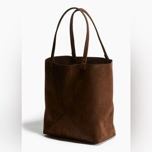 H&M Brown Suede Tote Bag